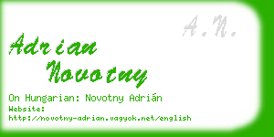 adrian novotny business card